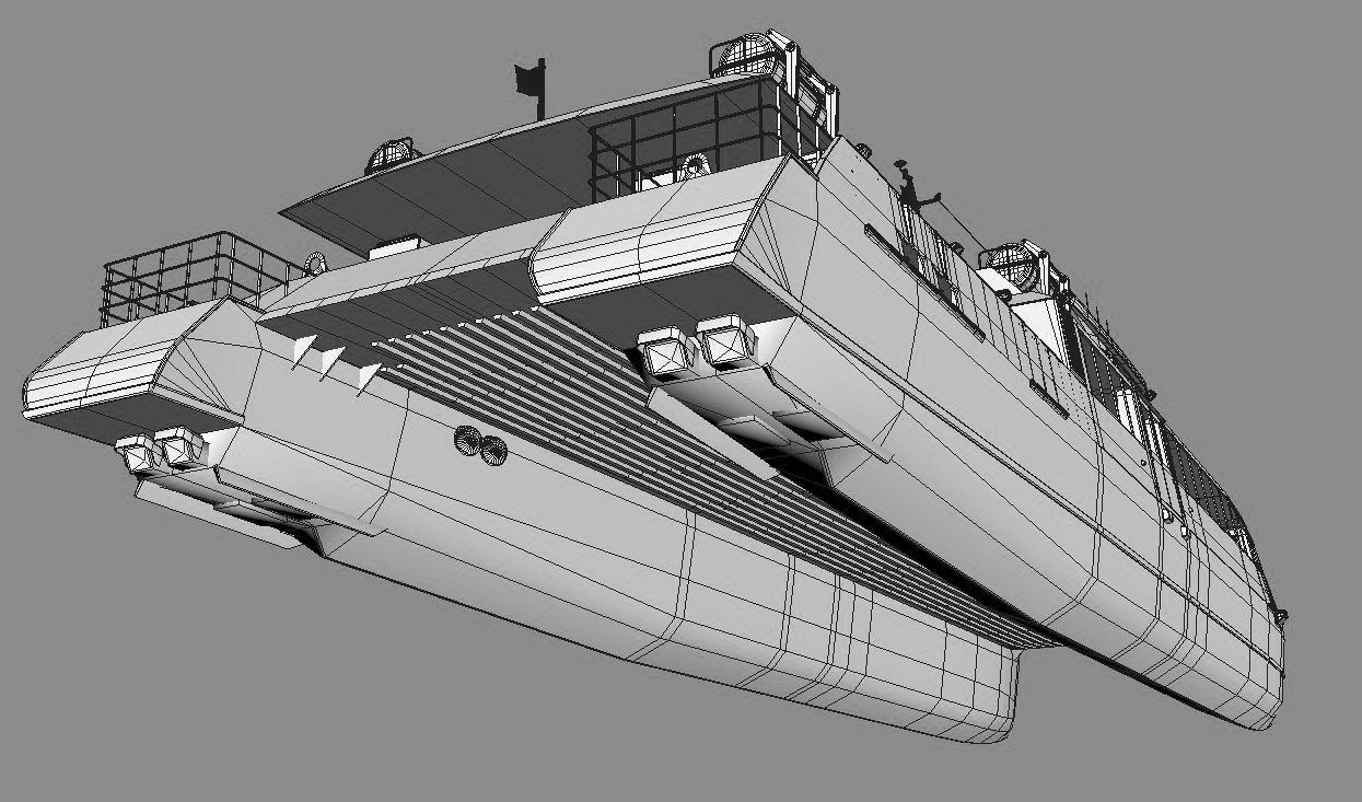  Passenger ferry 3D model_13