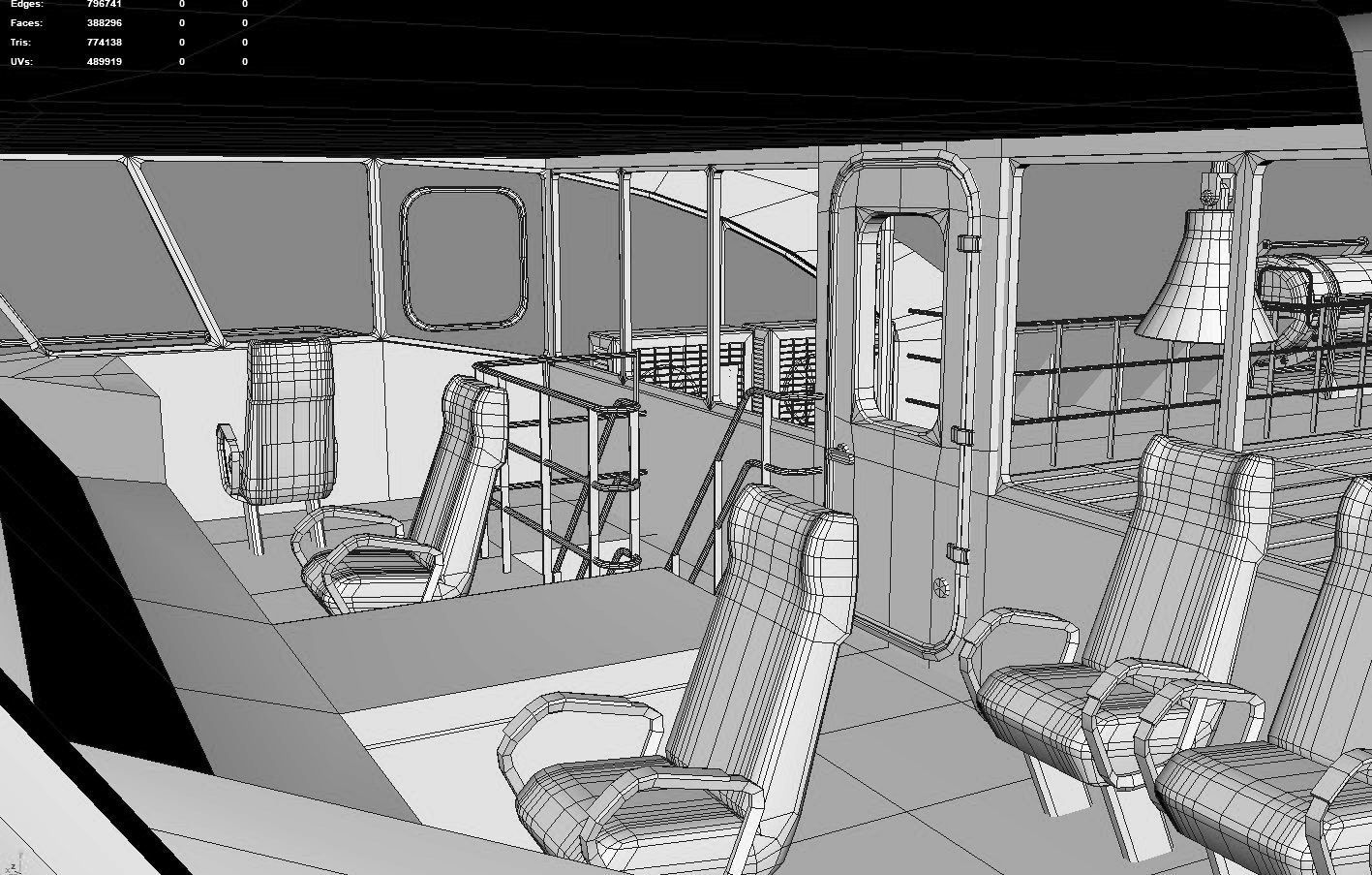  Passenger ferry 3D model_4