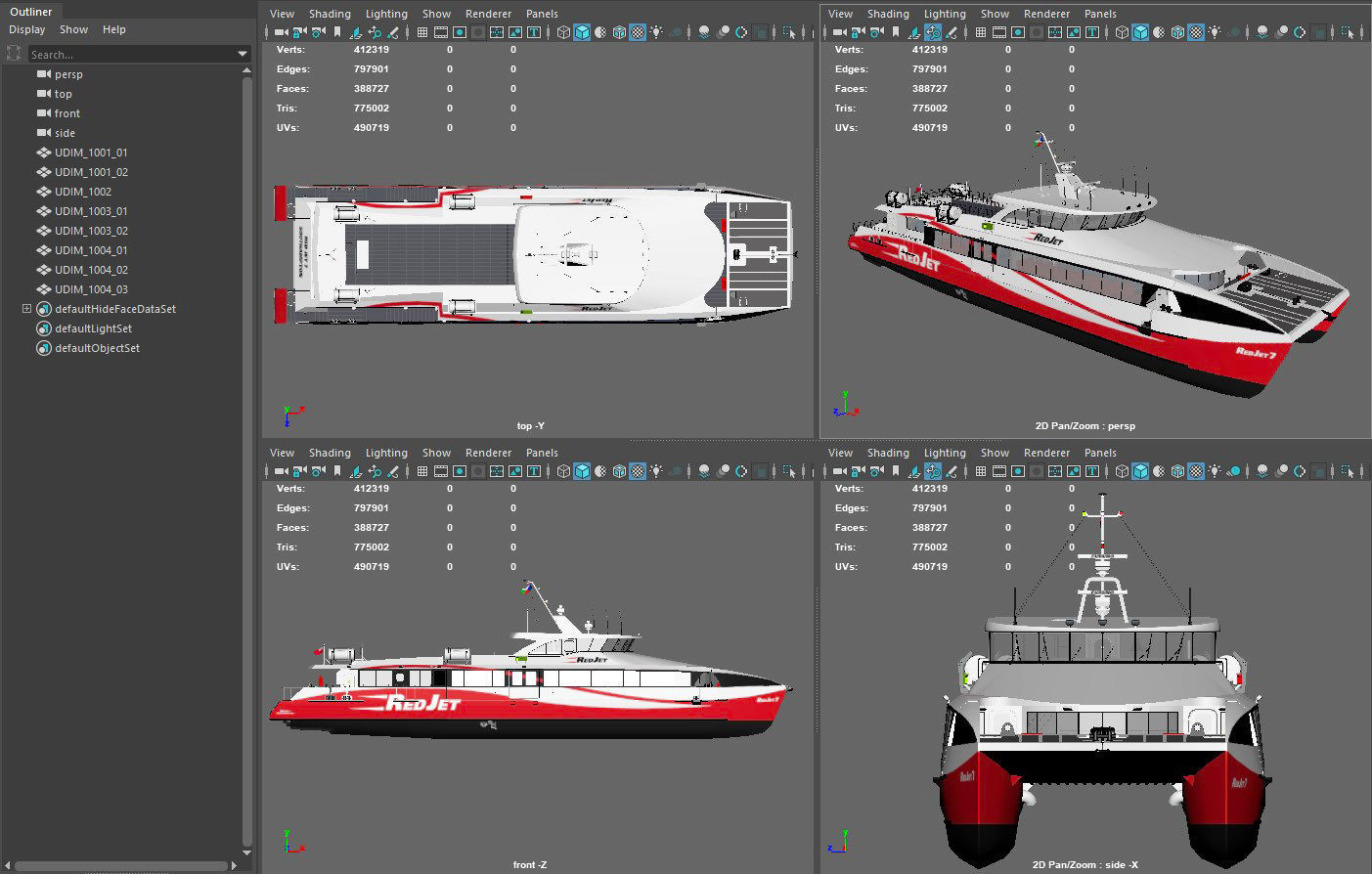  Passenger ferry 3D model_15