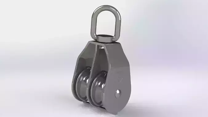 Pulley double block for rope size 32