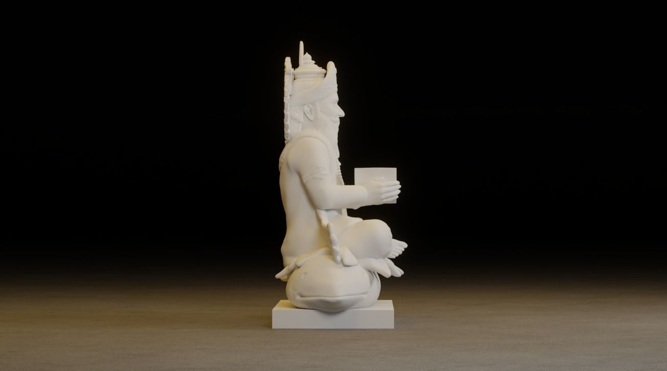 Jhulelal Idol 3D Printable model 3D print model_4