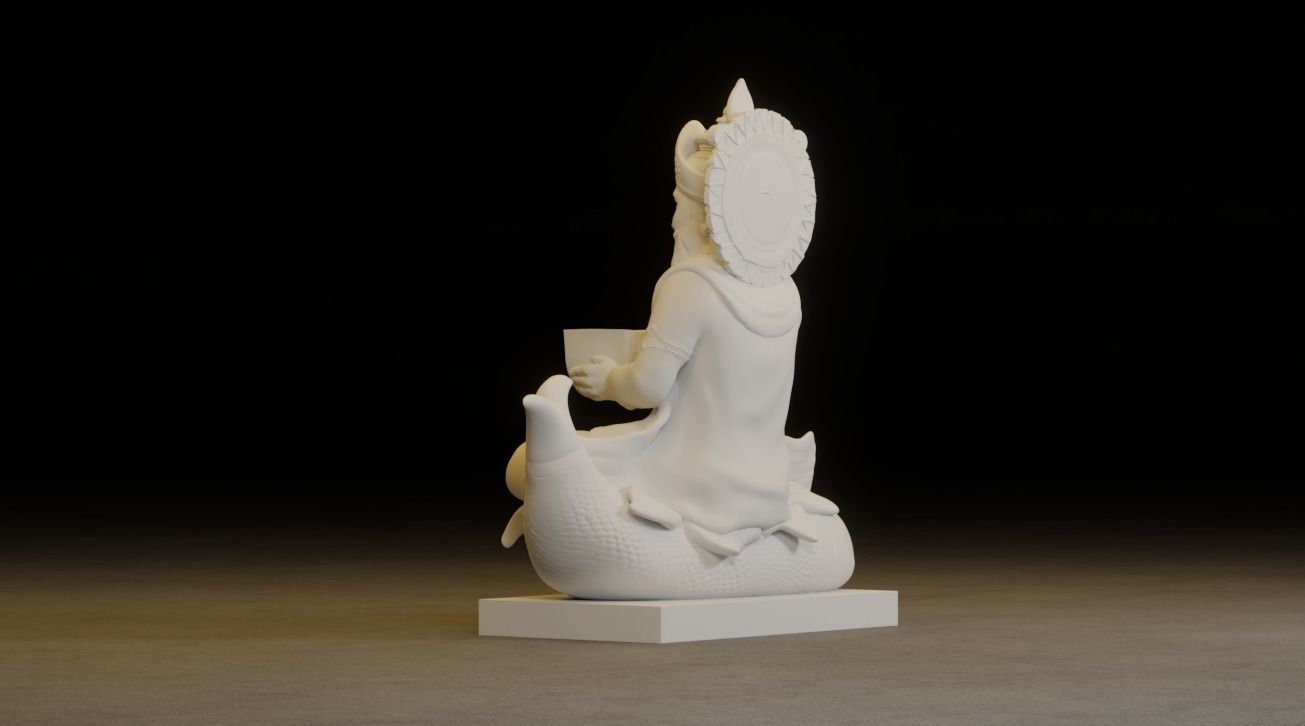 Jhulelal Idol 3D Printable model 3D print model_9