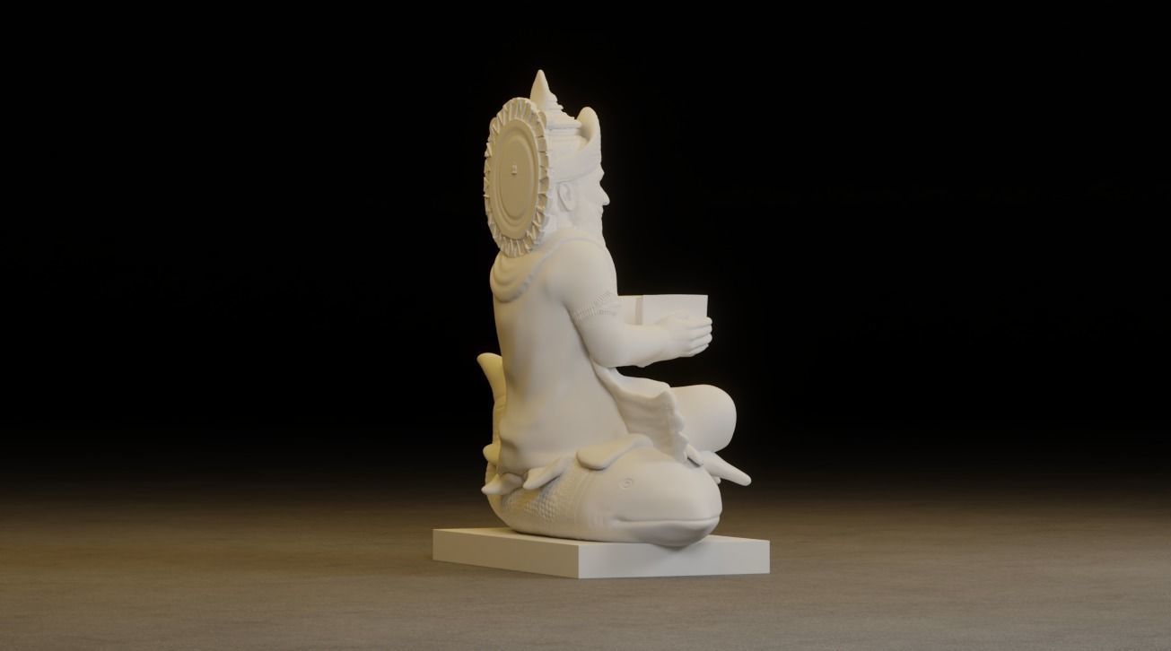 Jhulelal Idol 3D Printable model 3D print model_5
