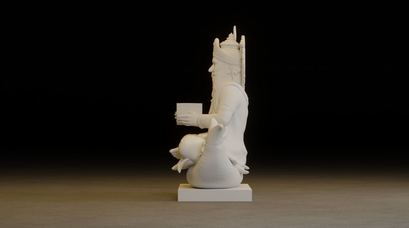 Jhulelal Idol 3D Printable model 3D print model_10