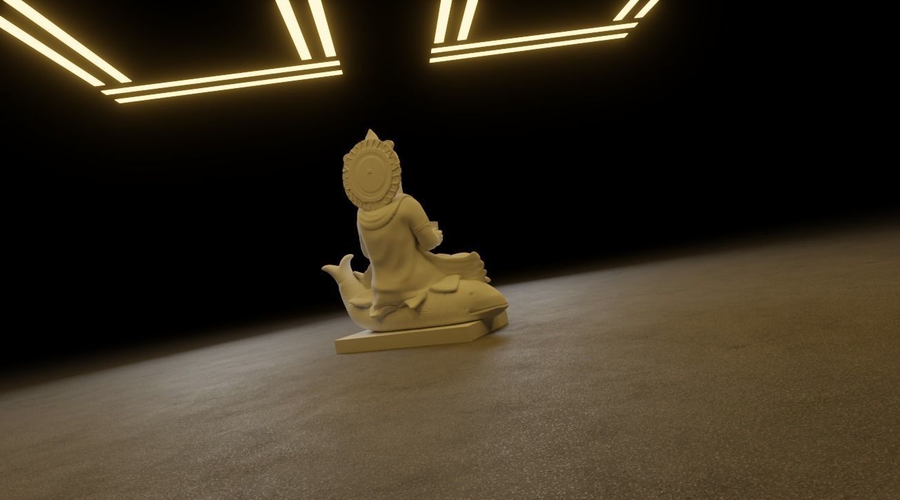 Jhulelal Idol 3D Printable model 3D print model_18