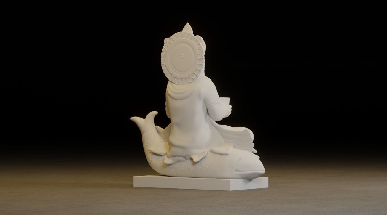Jhulelal Idol 3D Printable model 3D print model_6