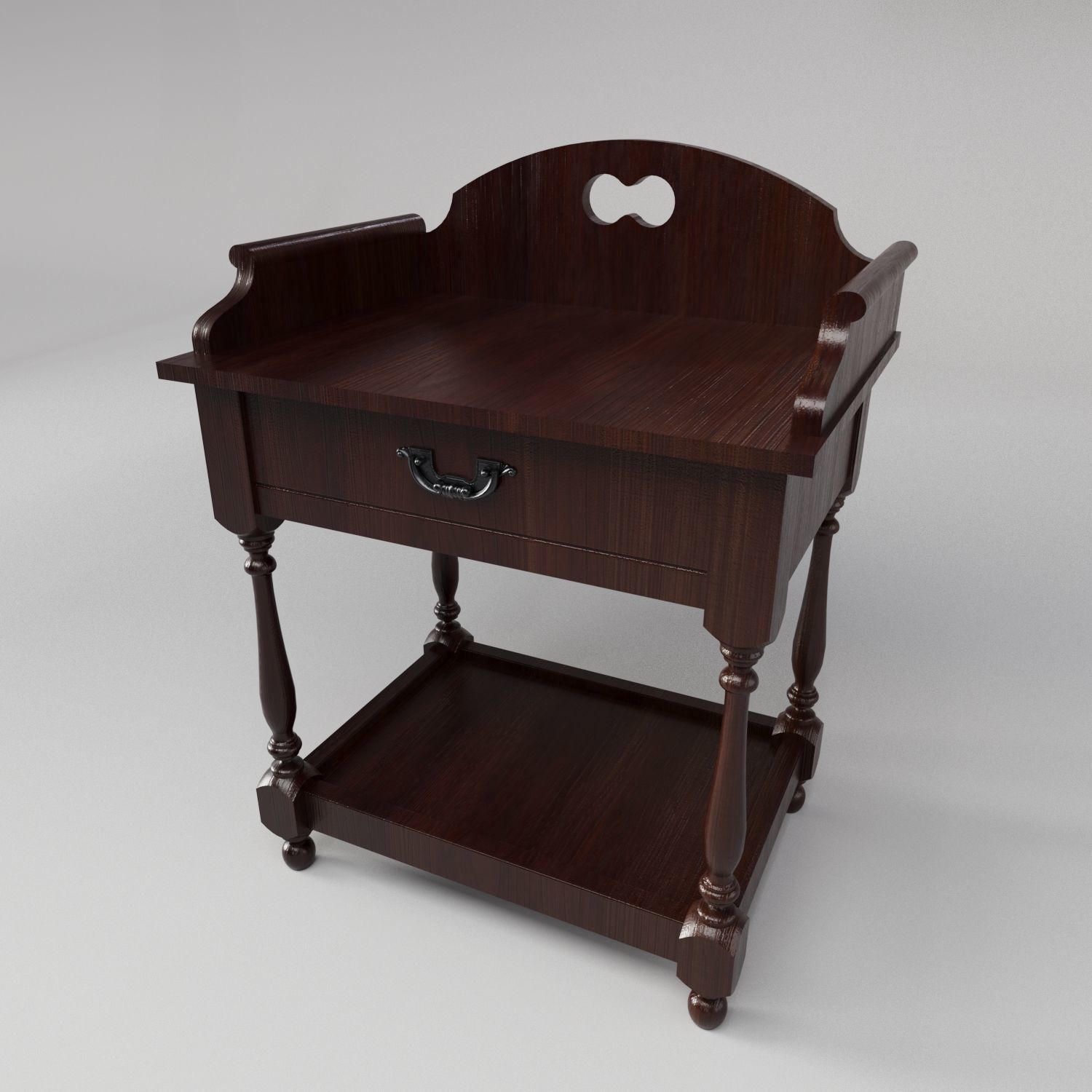 classic drawer 3D model_2