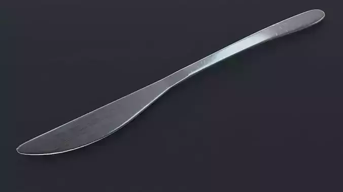 Dinner Knife 3D Model