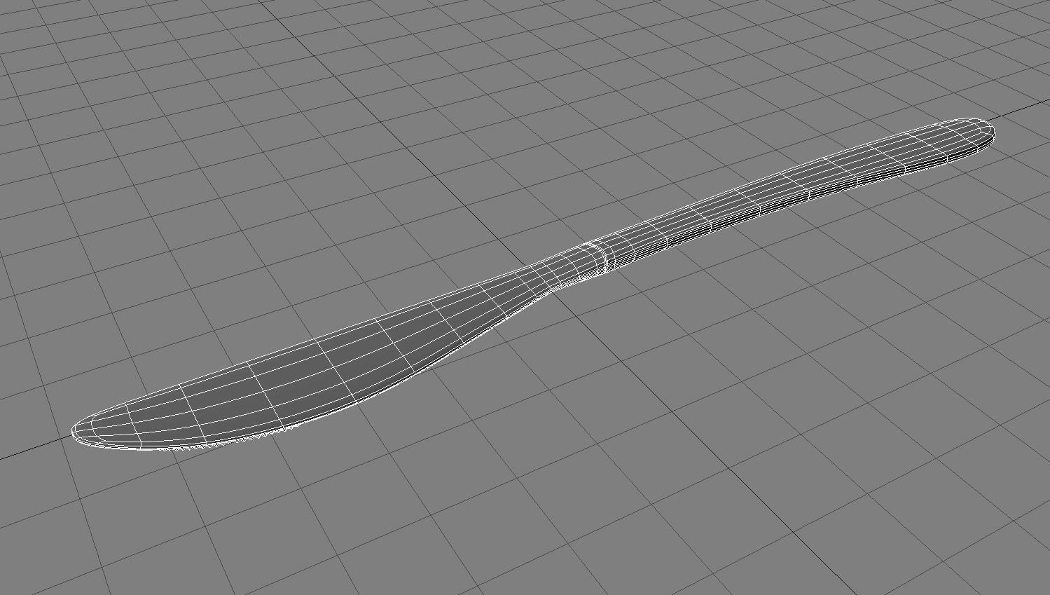 Dinner Knife 3D Model 3D model_4