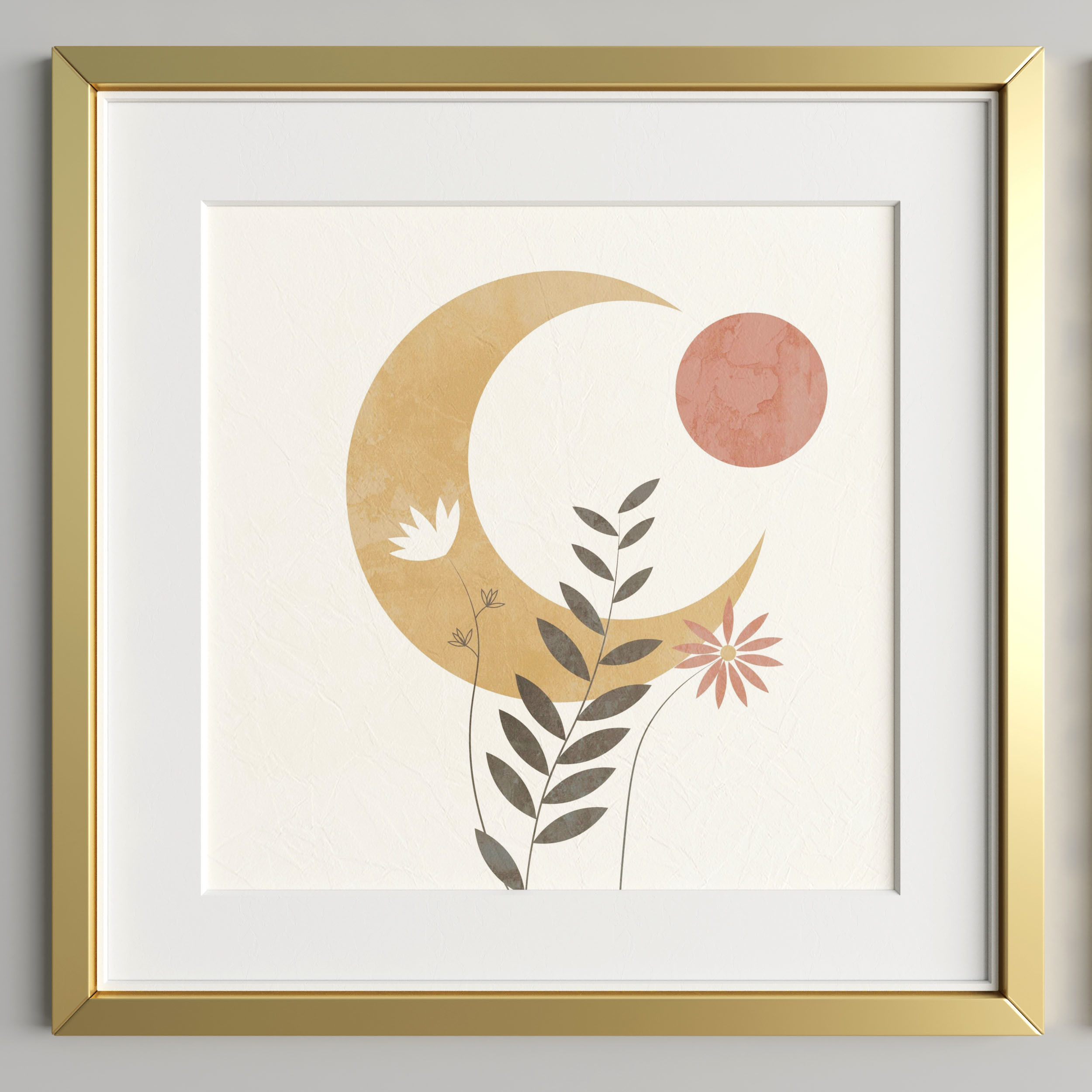 Art Frame B03 Low-poly 3D model_3