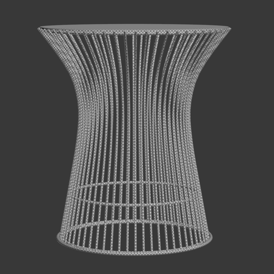 Knoll Platner Side Table  3D model_5