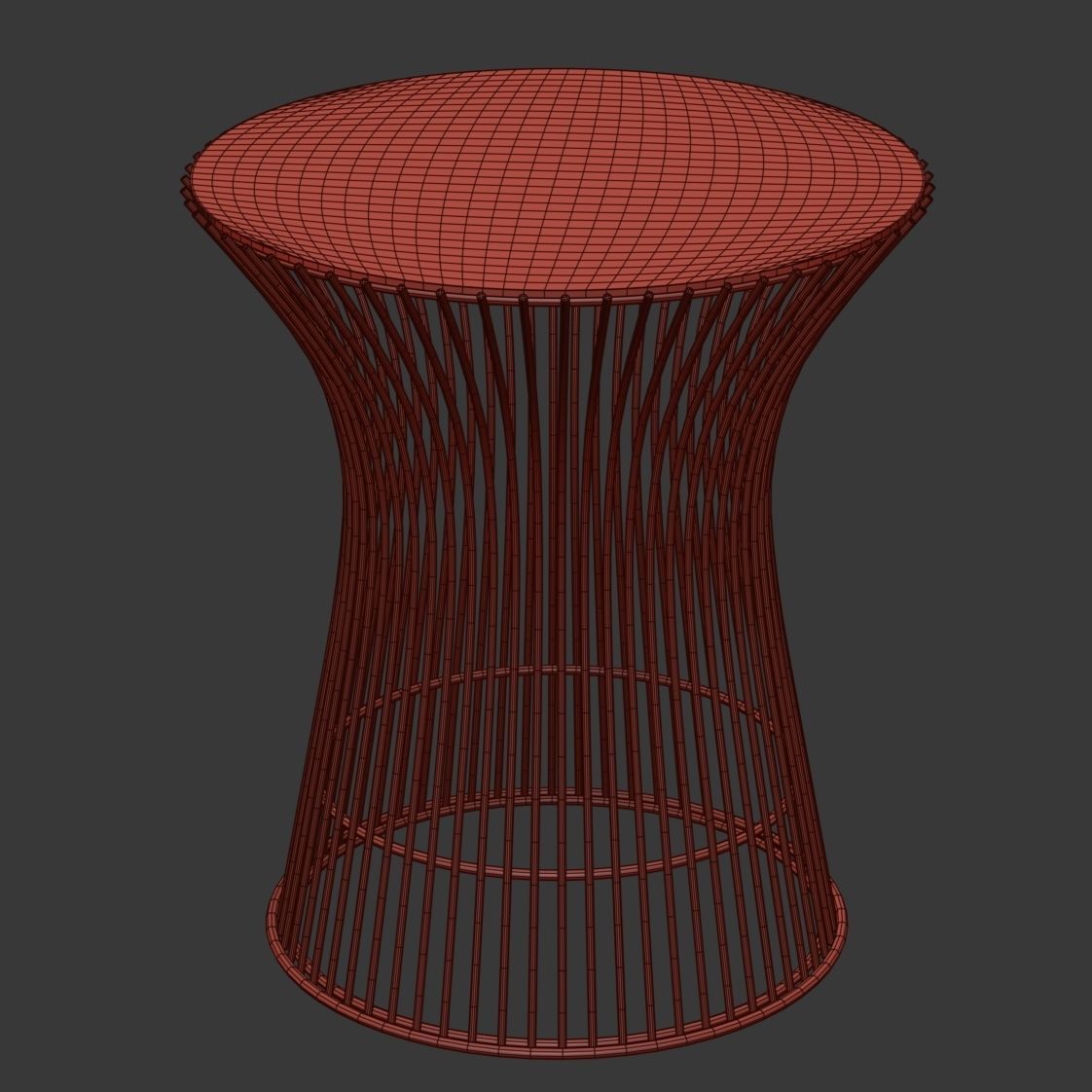Knoll Platner Side Table  3D model_6