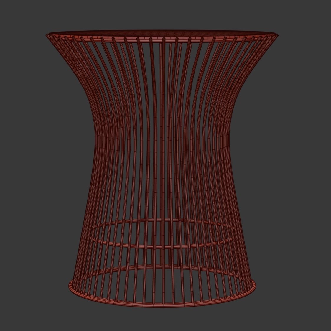 Knoll Platner Side Table  3D model_4