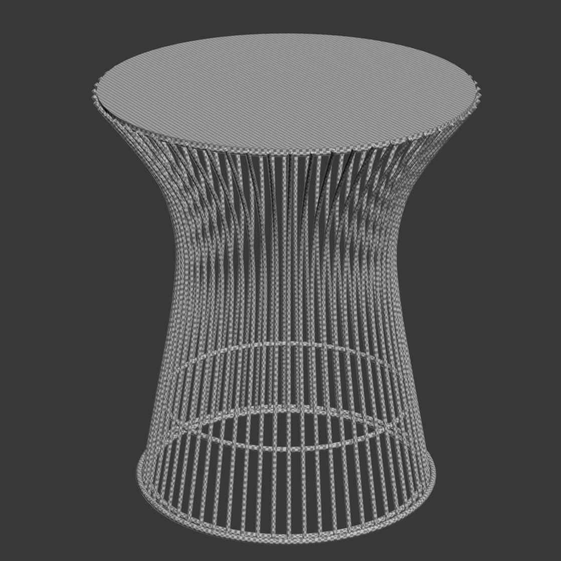 Knoll Platner Side Table  3D model_7