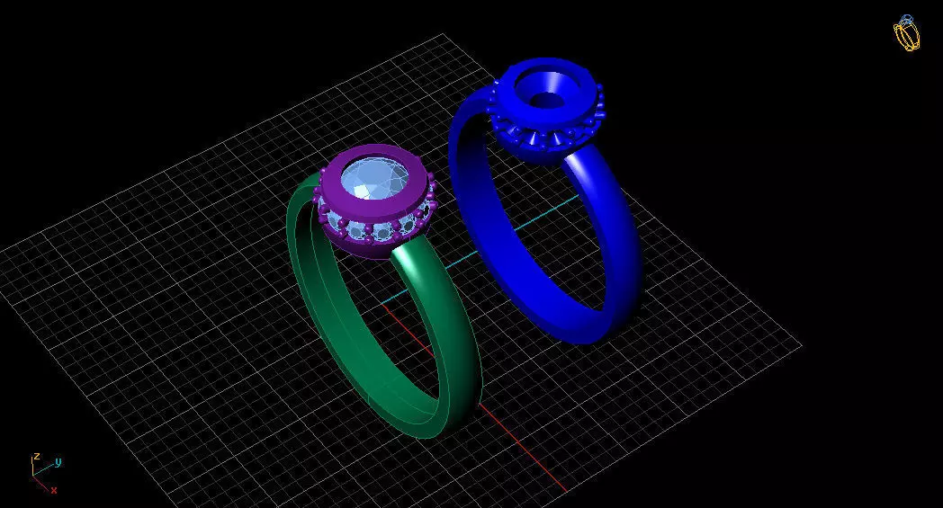 bezel ring 1 3D print model_0