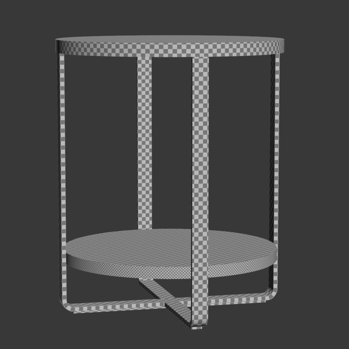 Lens side table by HBF 3D model_5