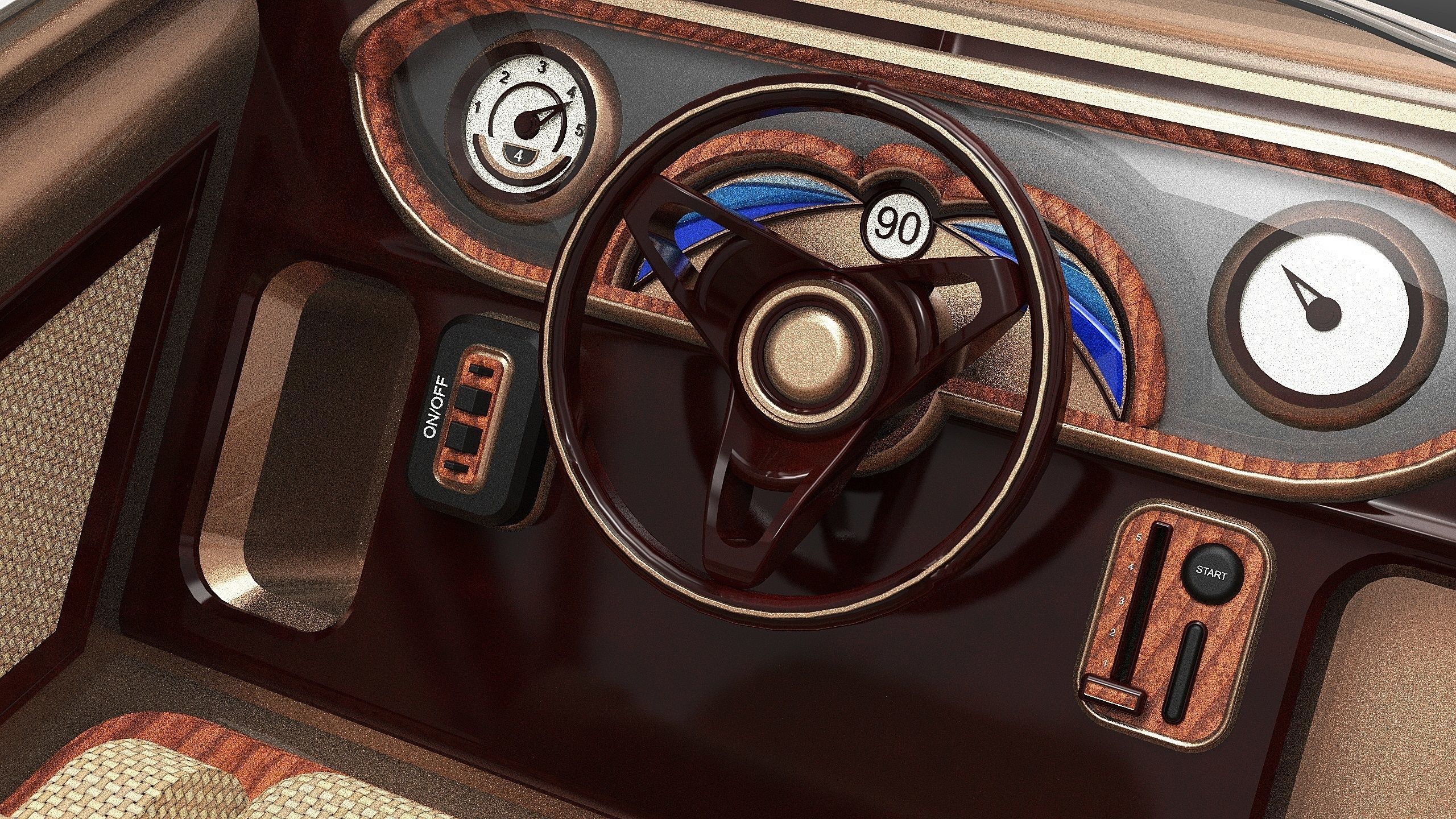 Speedboat Concept 3D model_3