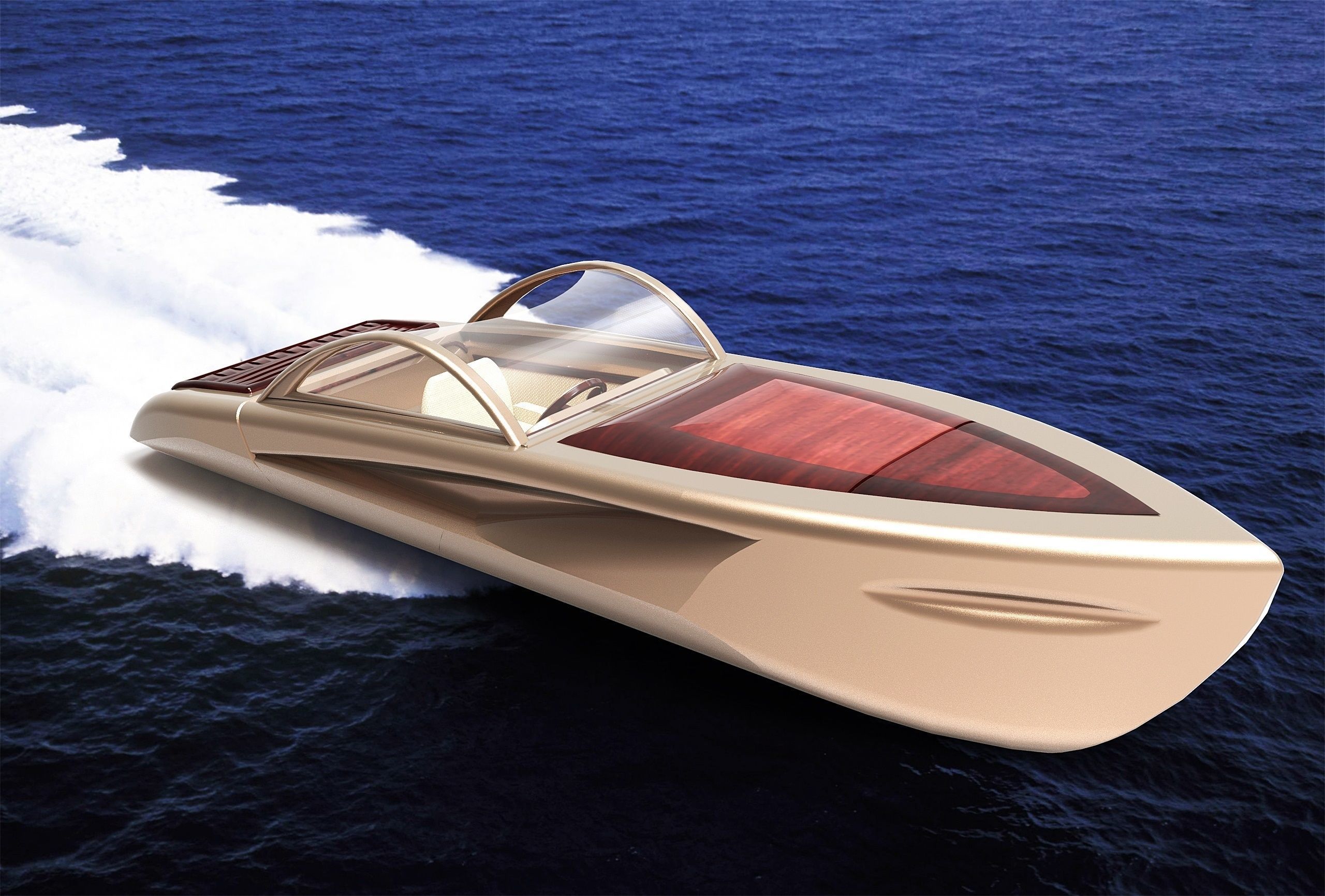 Speedboat Concept 3D model_2