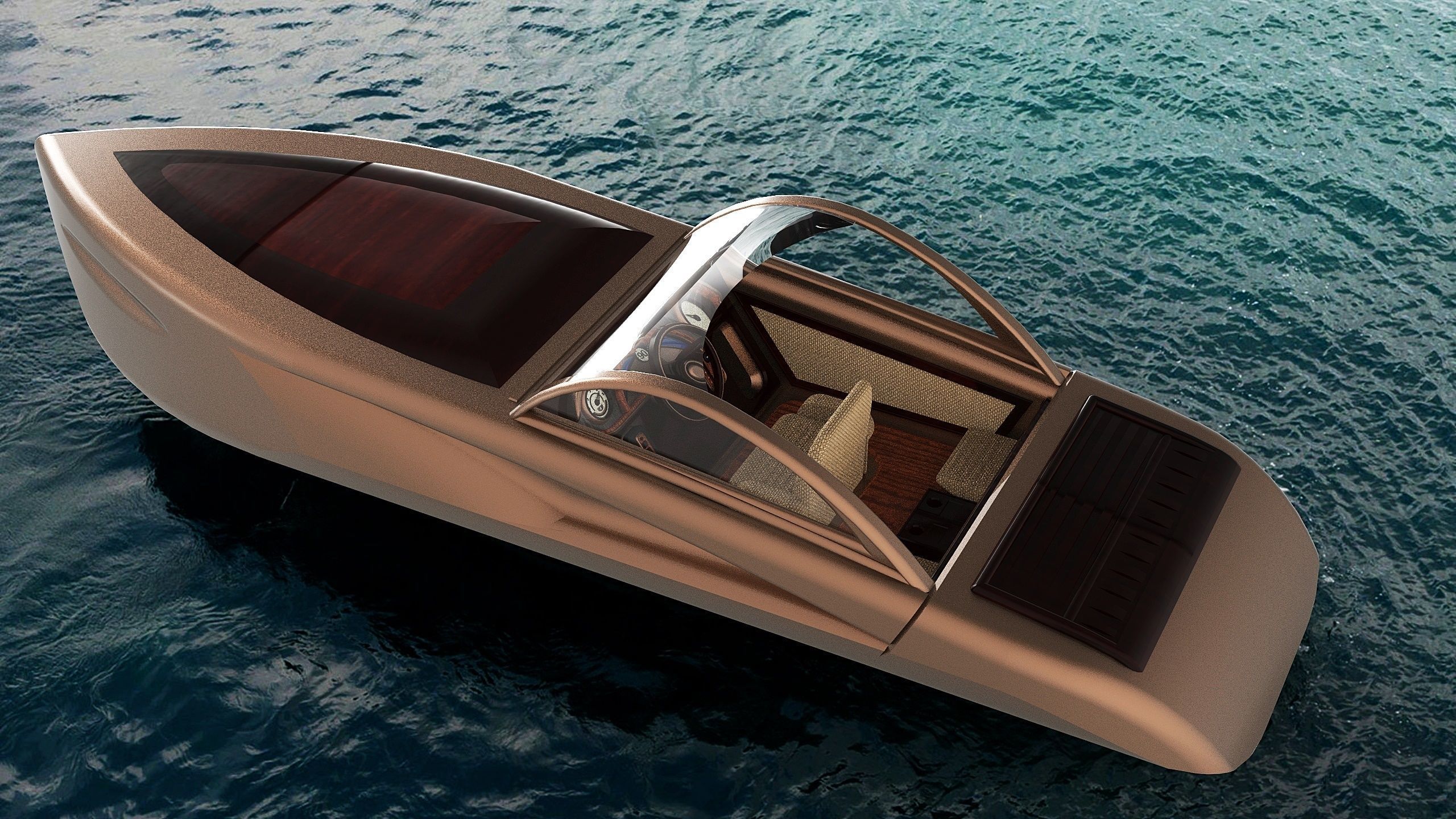 Speedboat Concept 3D model_1