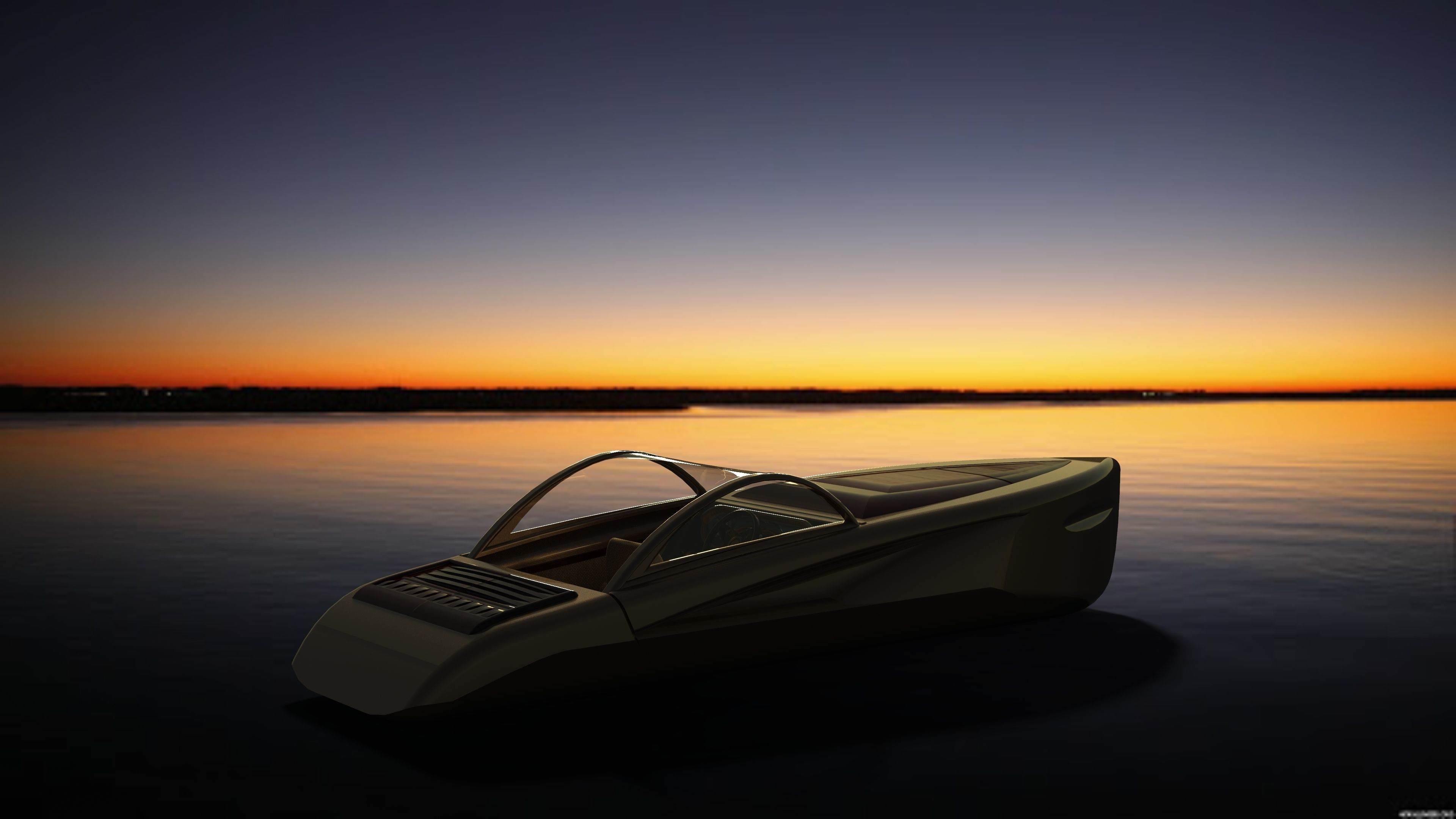 Speedboat Concept 3D model_4