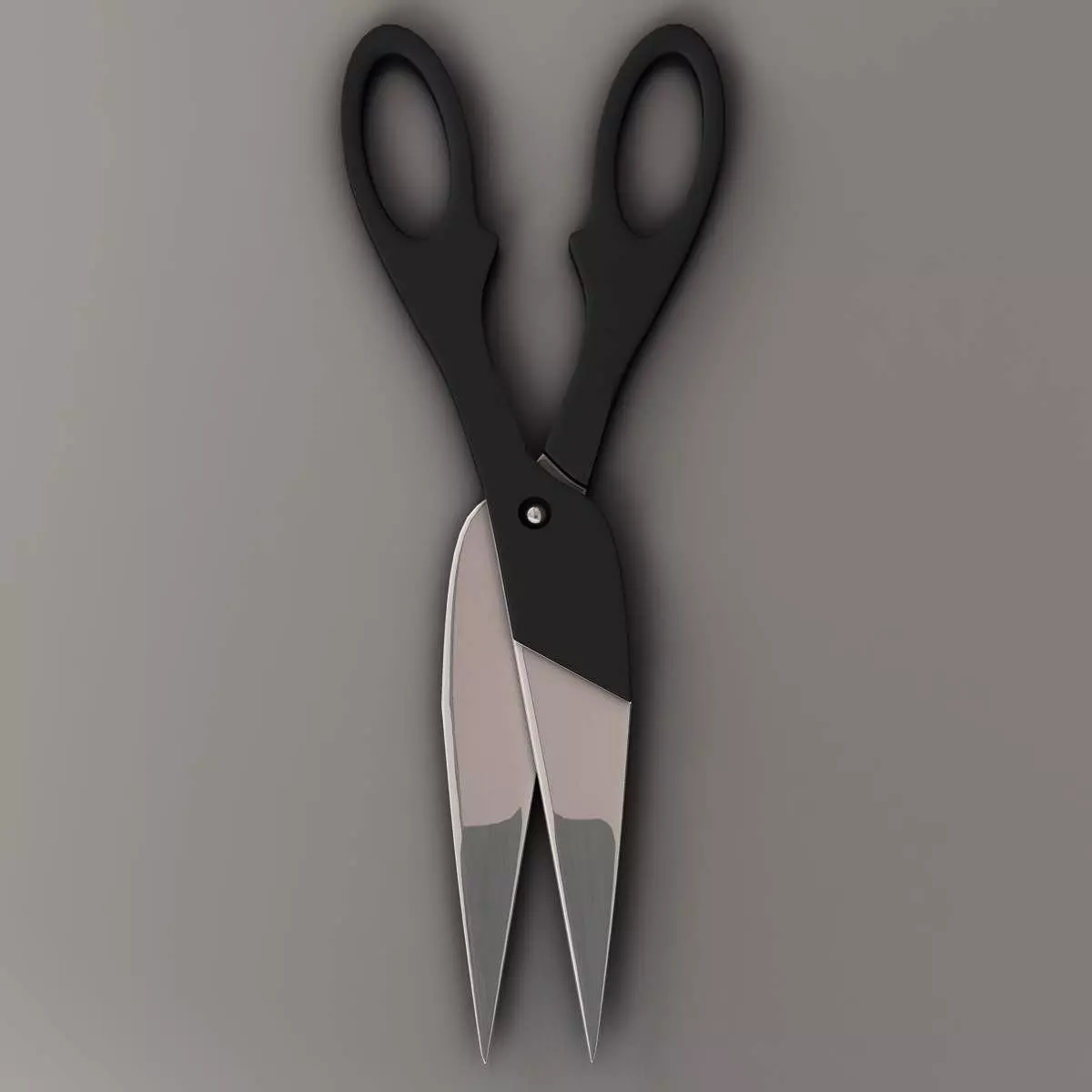 Scissors pair of 3D model_0