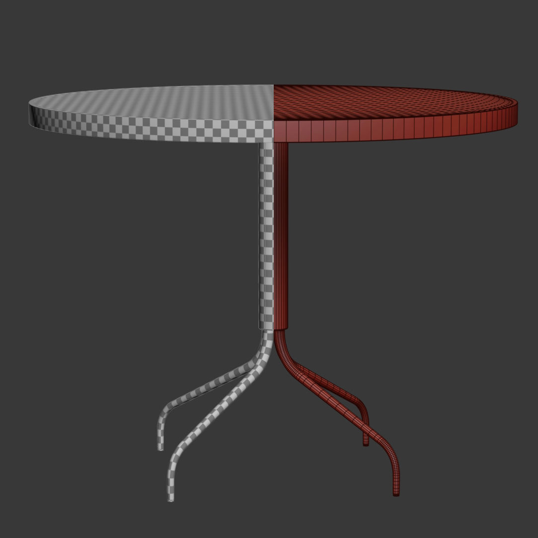 Mesa dining table by Paola Lenti  3D model_4