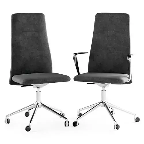 Vela High Back Swivel Chair  3D model