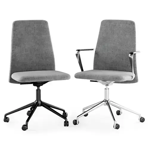 Vela Mid Back Swivel Chair  3D model