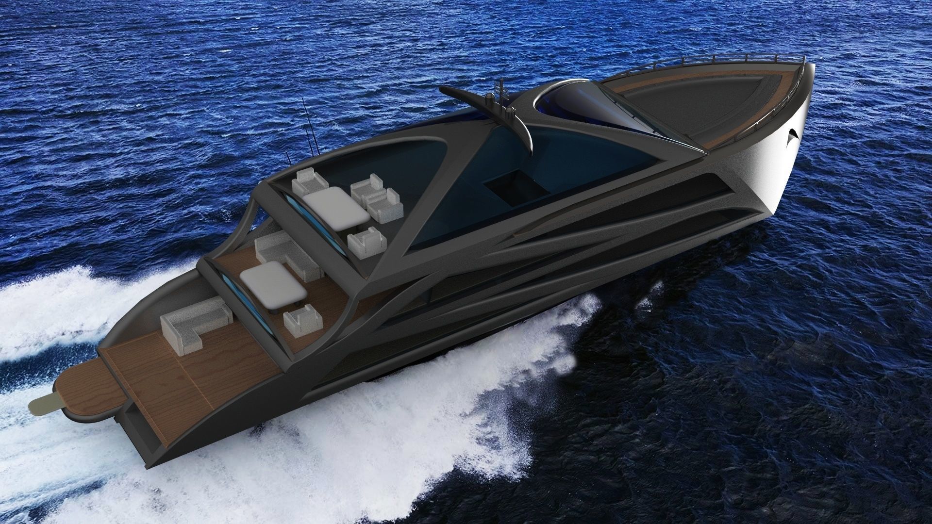 Yacht Concept 3D model_3
