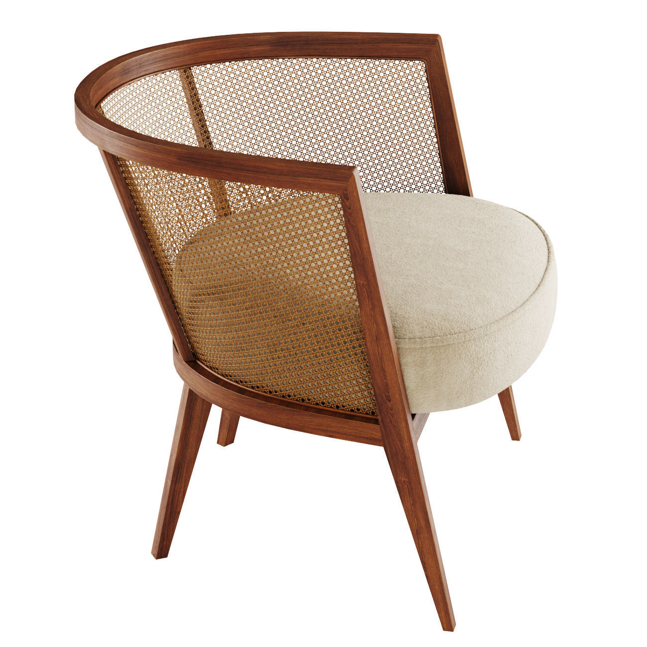 Harvey Probber Lounge Chair 3D model_8