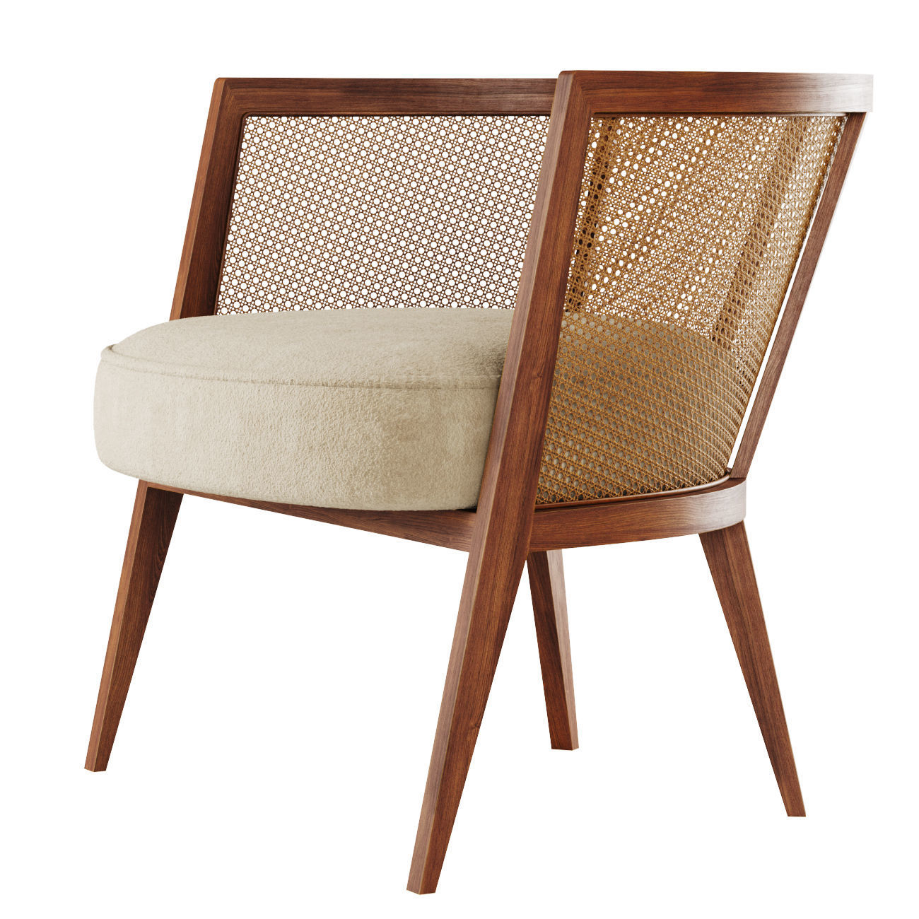 Harvey Probber Lounge Chair 3D model_2