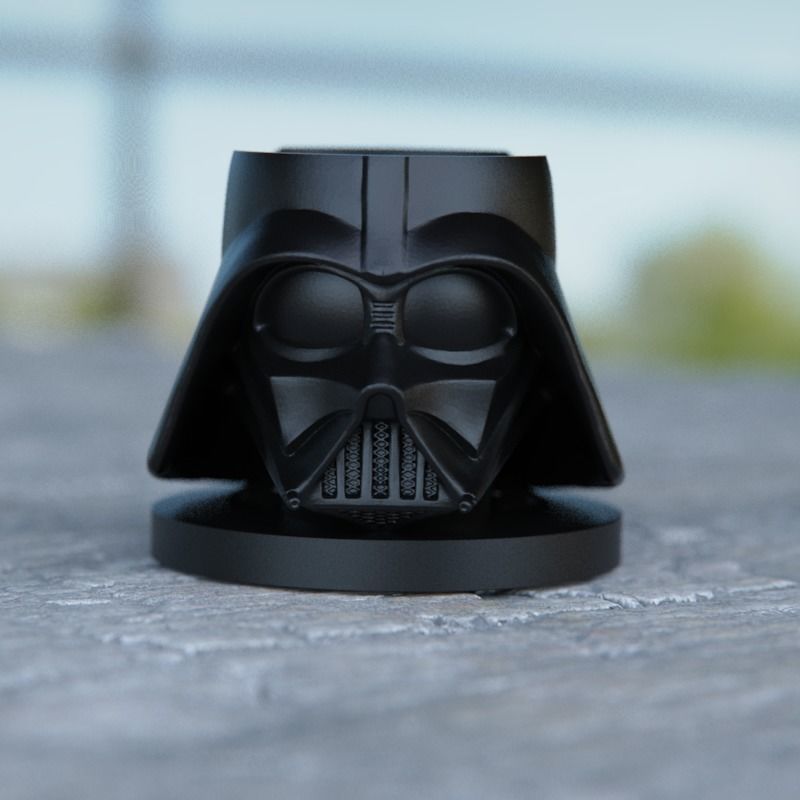 Egg Holder Helmet Starwars Darth Vader and Storm Trooper 3D print model_7