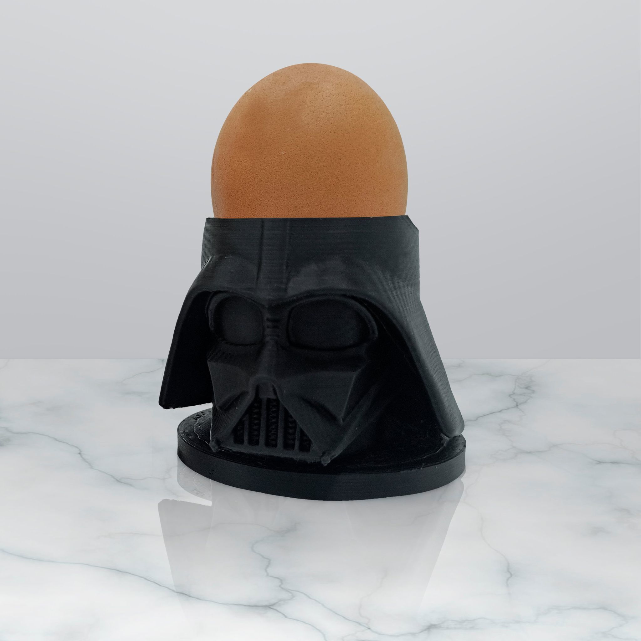 Egg Holder Helmet Starwars Darth Vader and Storm Trooper 3D print model_1