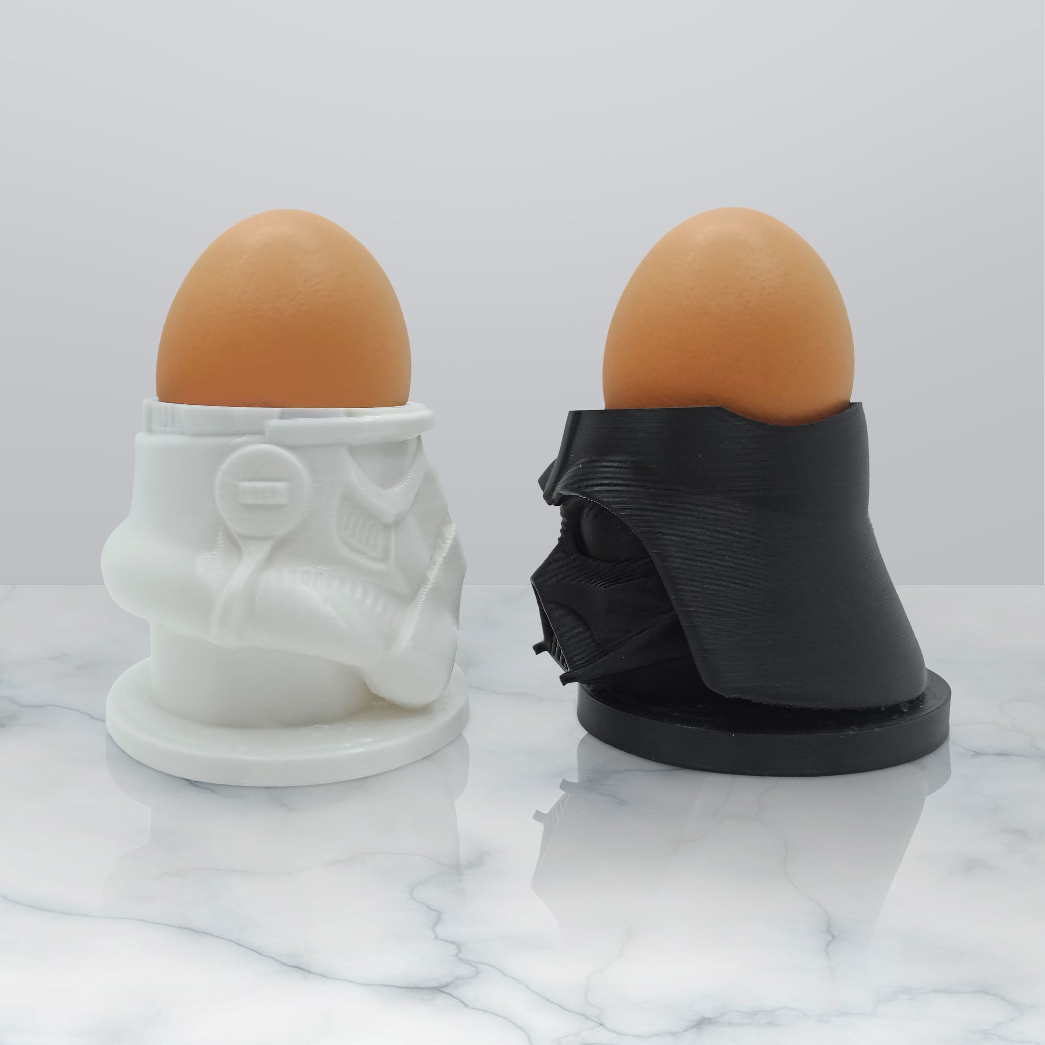 Egg Holder Helmet Starwars Darth Vader and Storm Trooper 3D print model_18