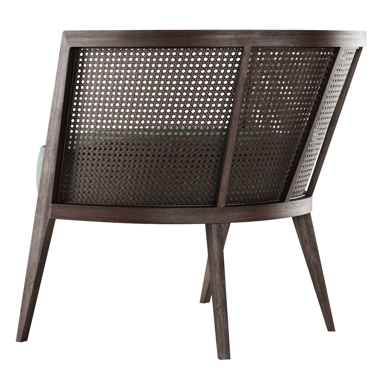 Harvey Probber Lounge Chair low poly version Low-poly 3D model_4