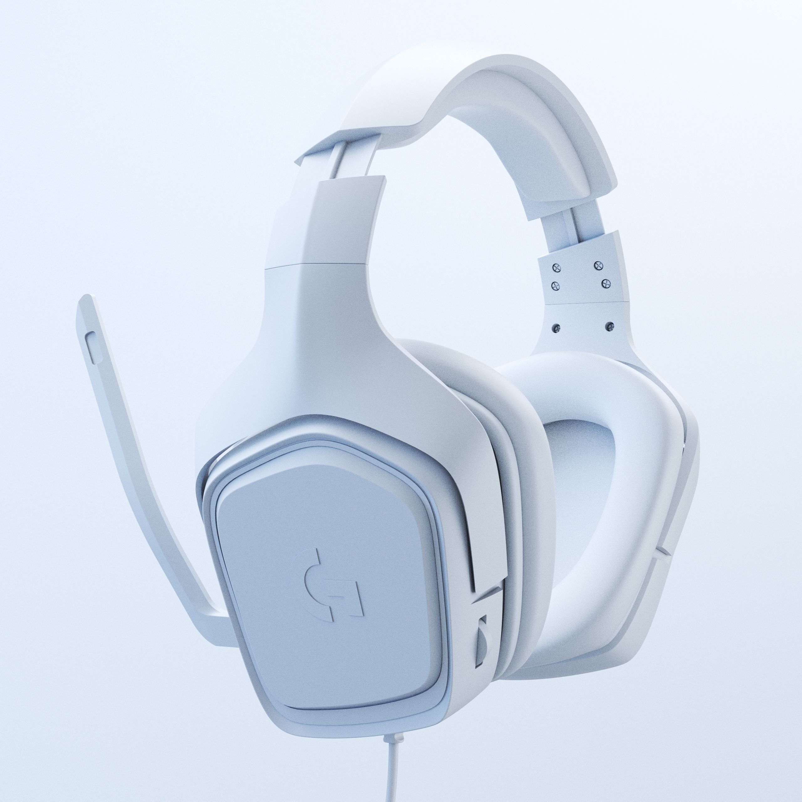 Logitech G332 Headset 3D model_5
