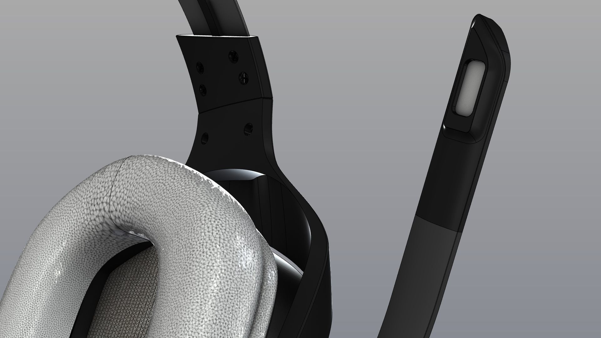 Logitech G332 Headset 3D model_9