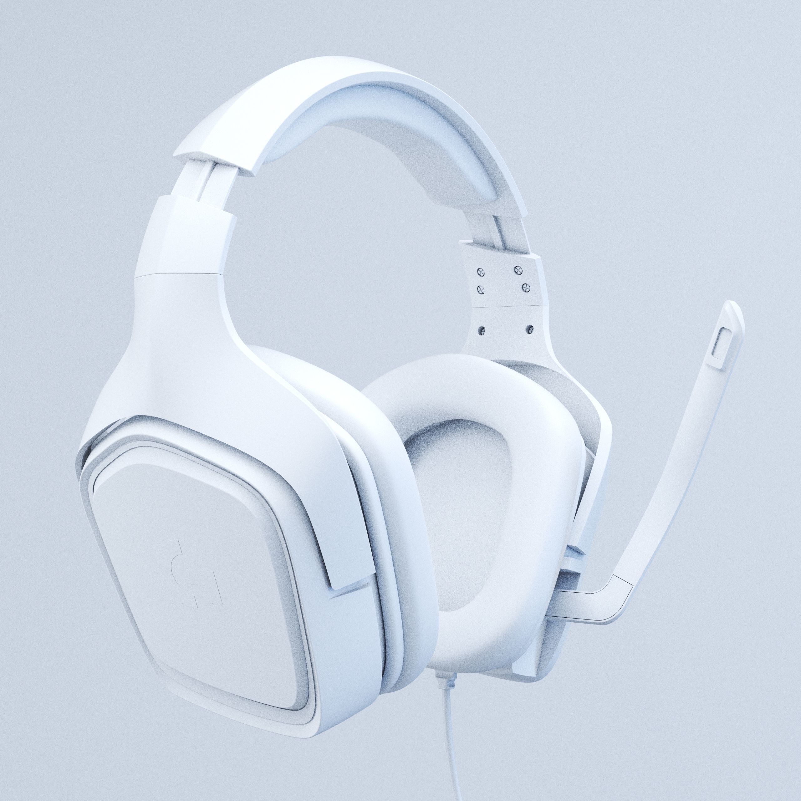 Logitech G332 Headset 3D model_4