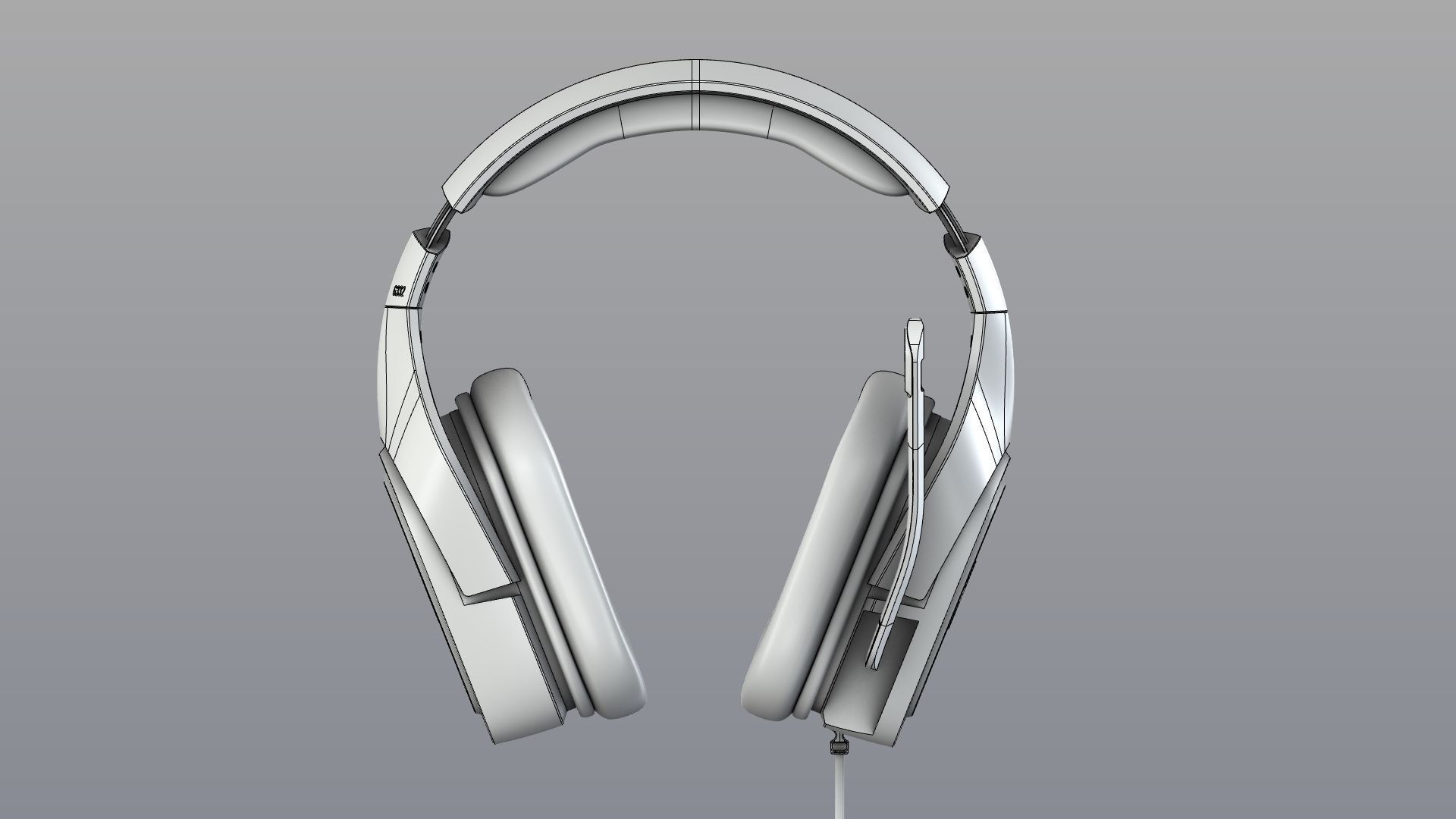Logitech G332 Headset 3D model_14