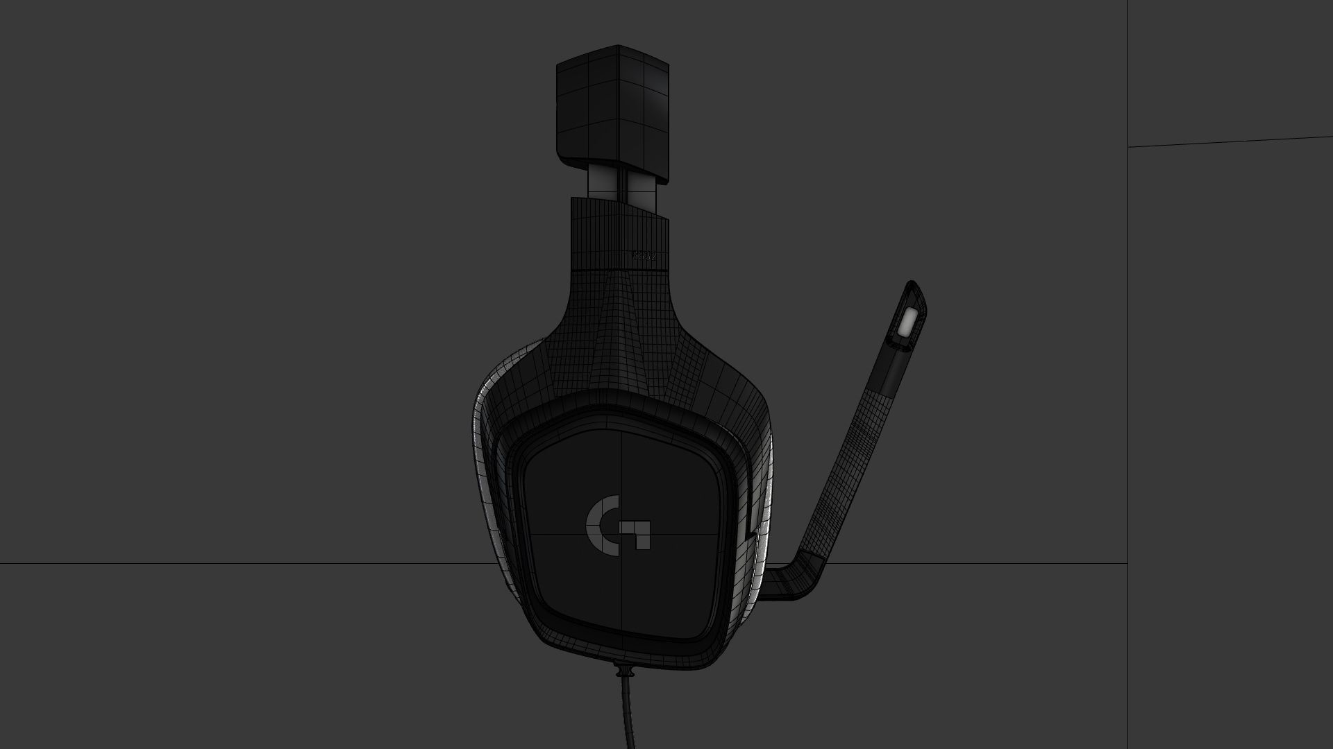 Logitech G332 Headset 3D model_16
