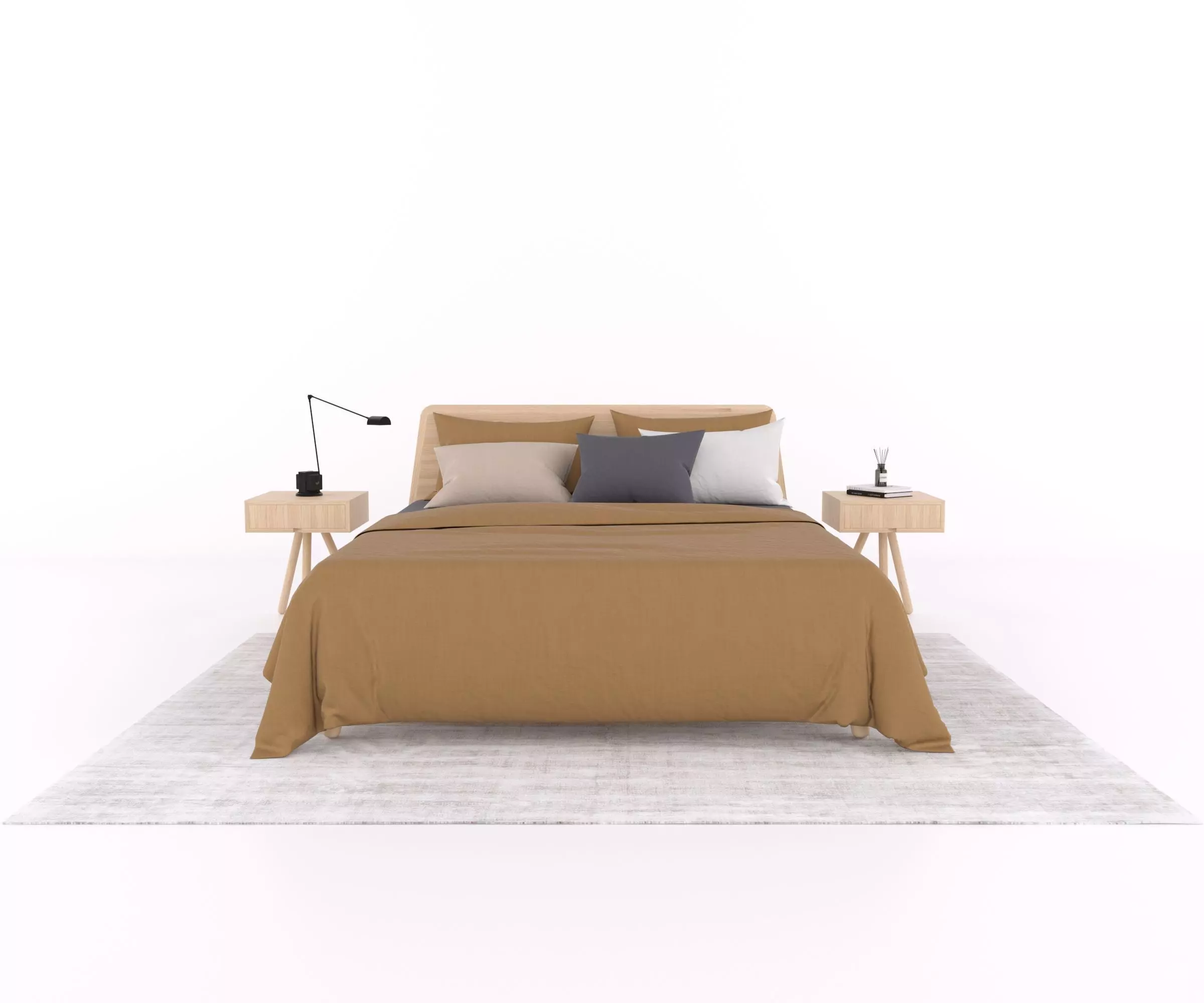 Model Set 04 Basket Bedden Loof Daphine table lamp by Lumina  3D model_0