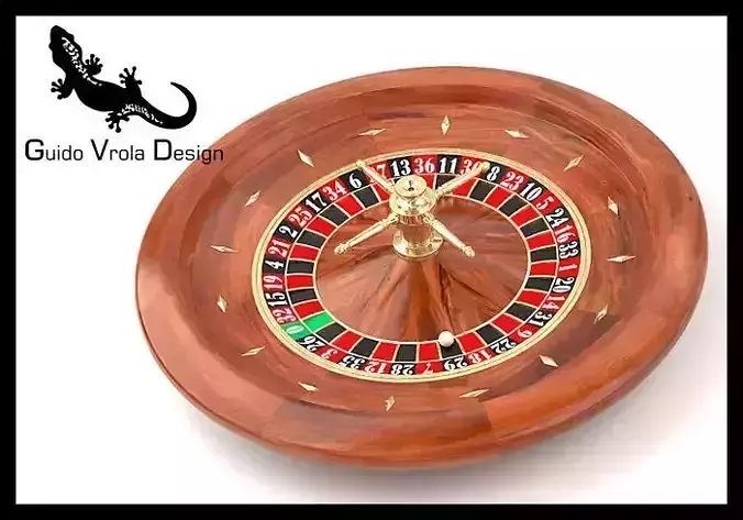 Roulette Wheel 3D model