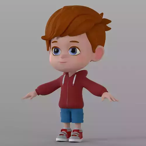 Cartoon Little Boy