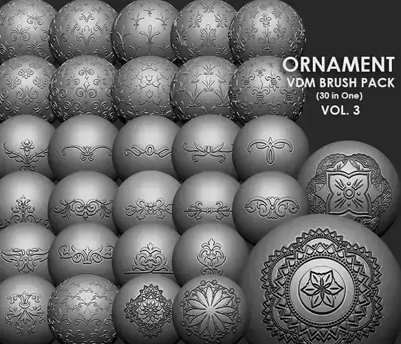 Ornament VDM Brush Pack  Vol3  30 in One