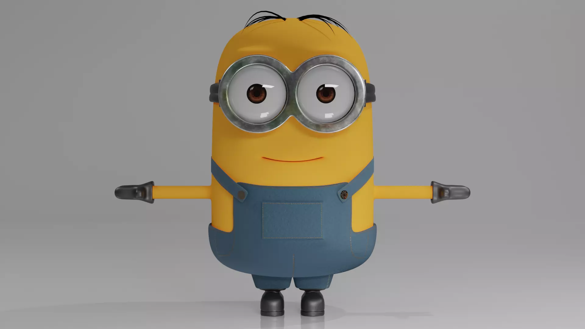 Minion minions character 3D model_0