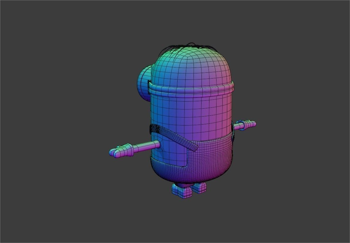 Minion minions character 3D model_4