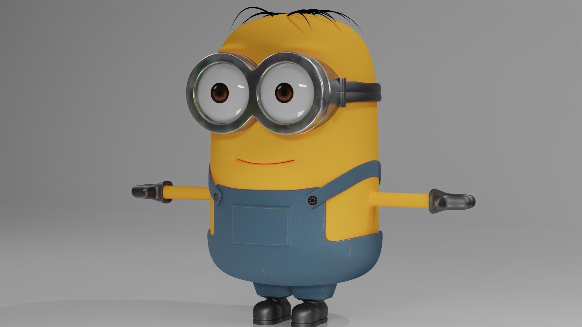 Minion minions character 3D model_2