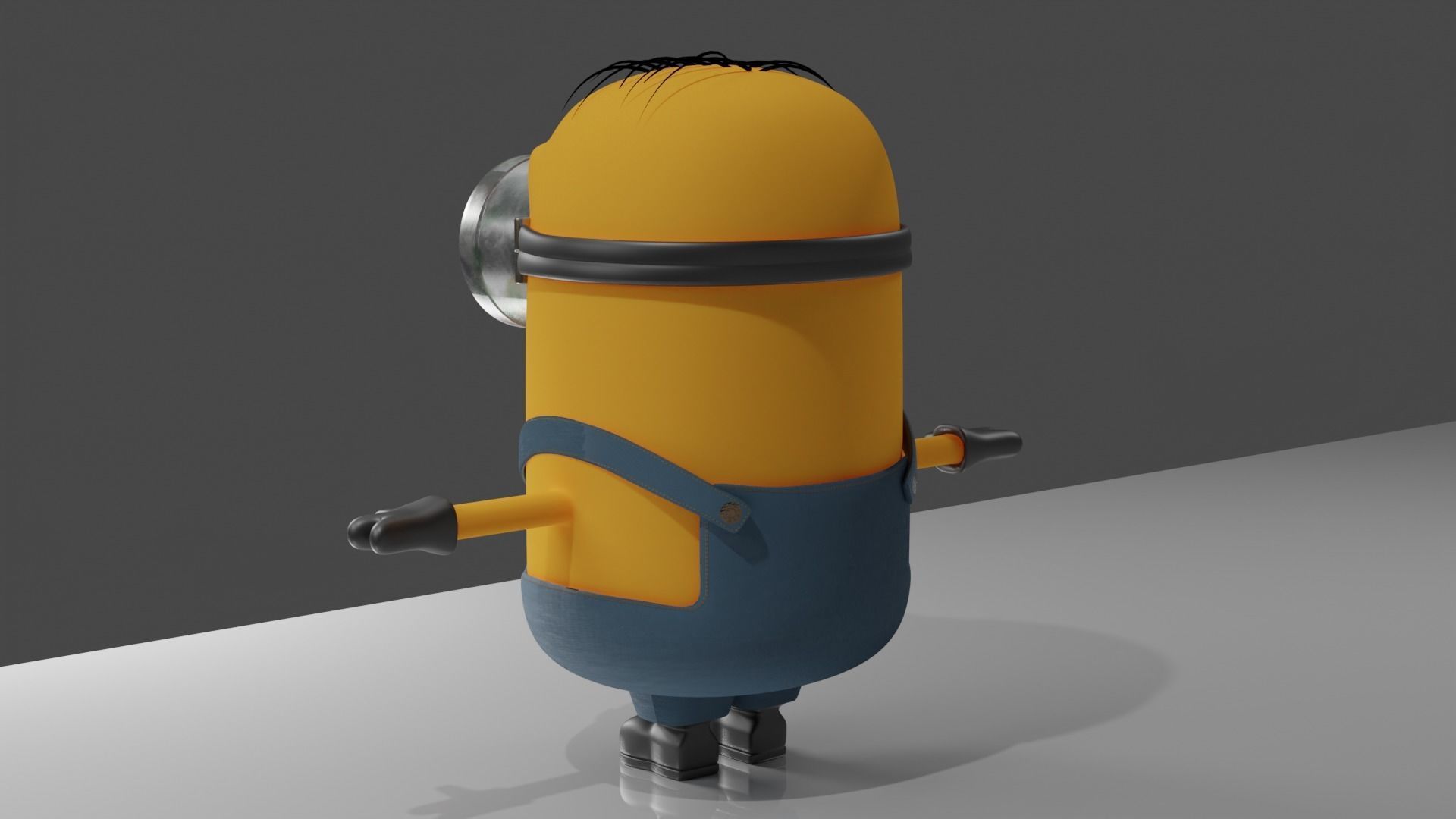 Minion minions character 3D model_3