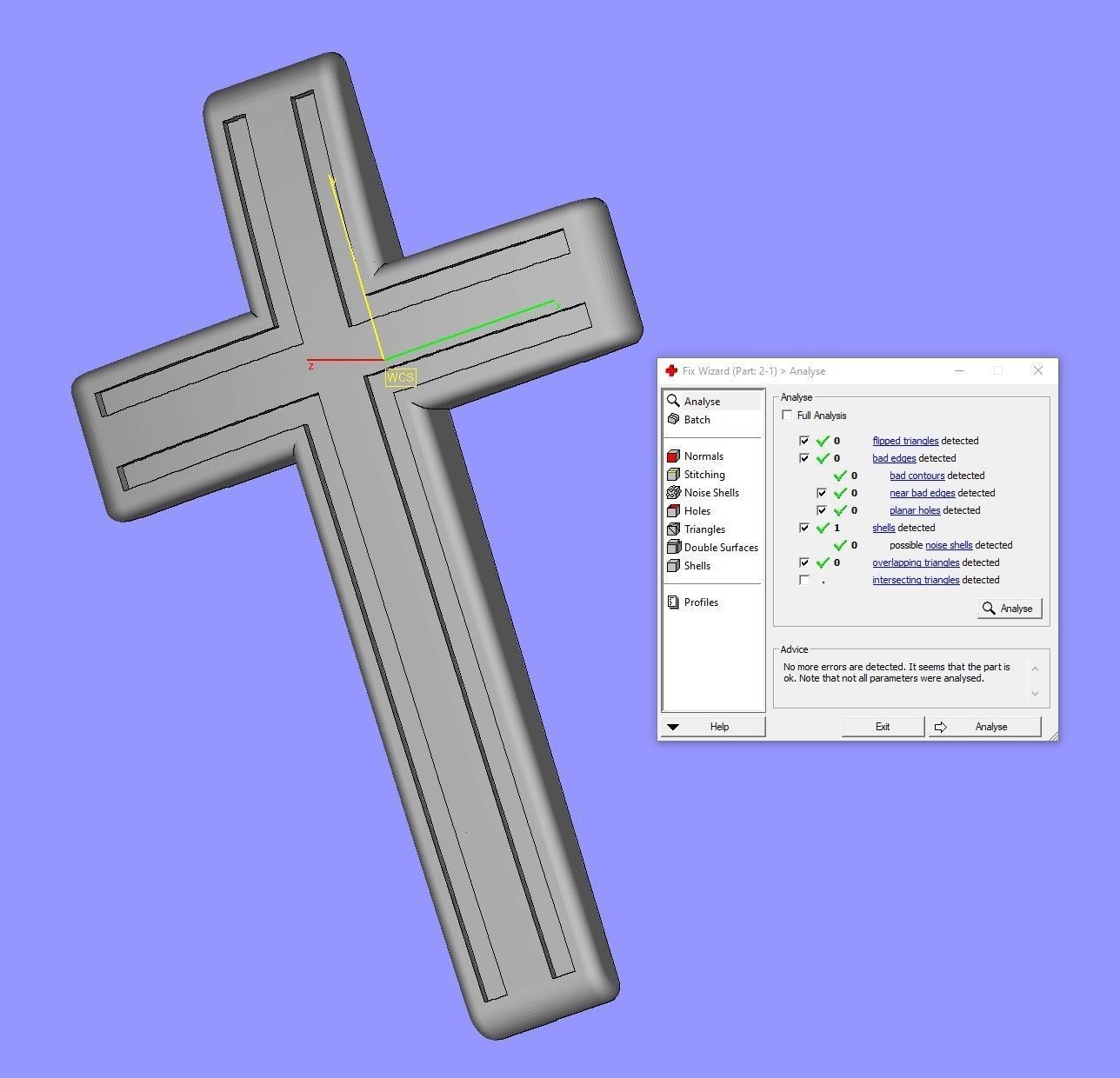 Cross 3 pendant in gold and silver 3D print model_15