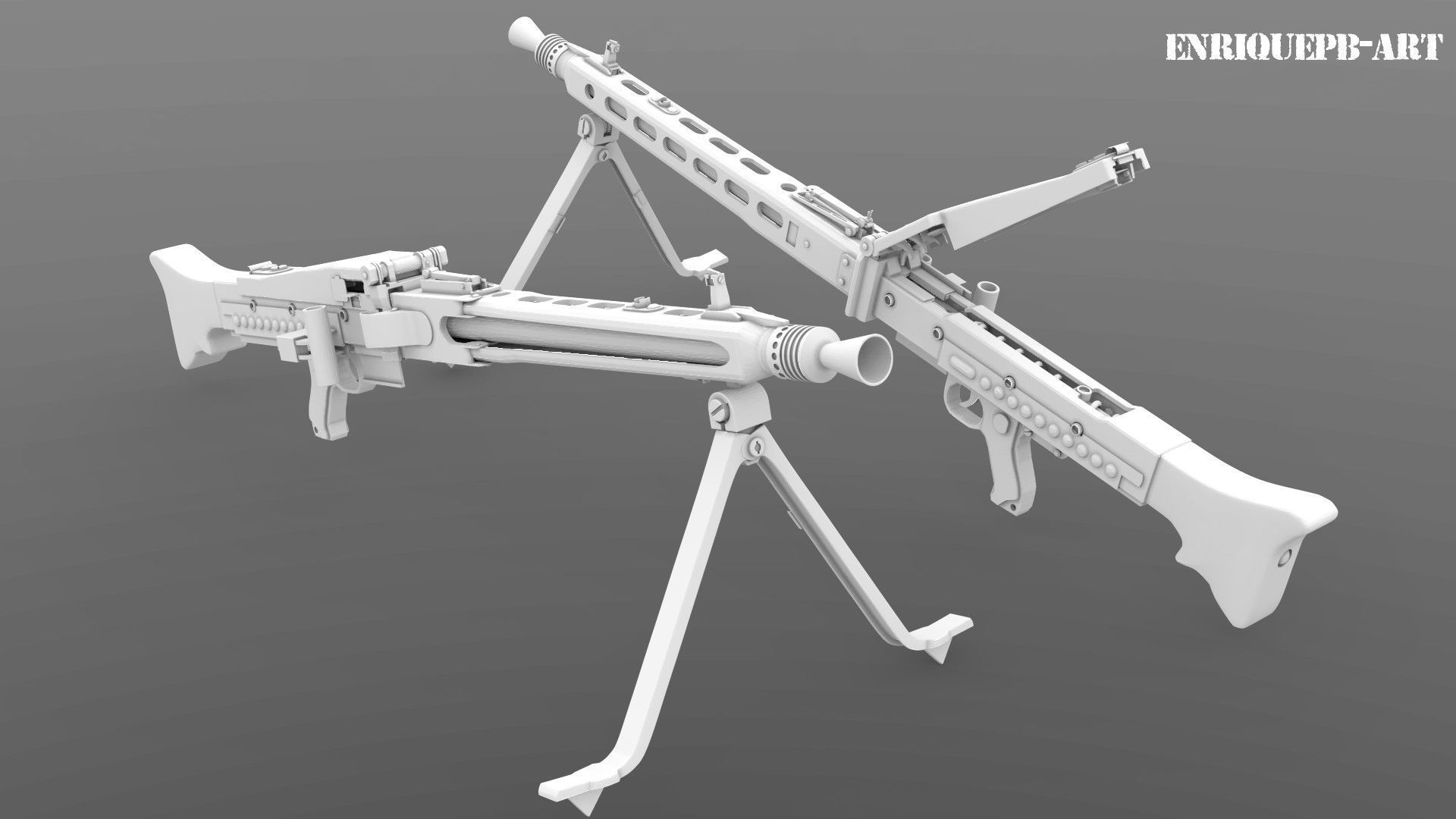 MG-42 1942 3D model_13